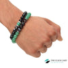 TCC™ Natural Sulemani Hakik & Green Aventurine Stone bracelet